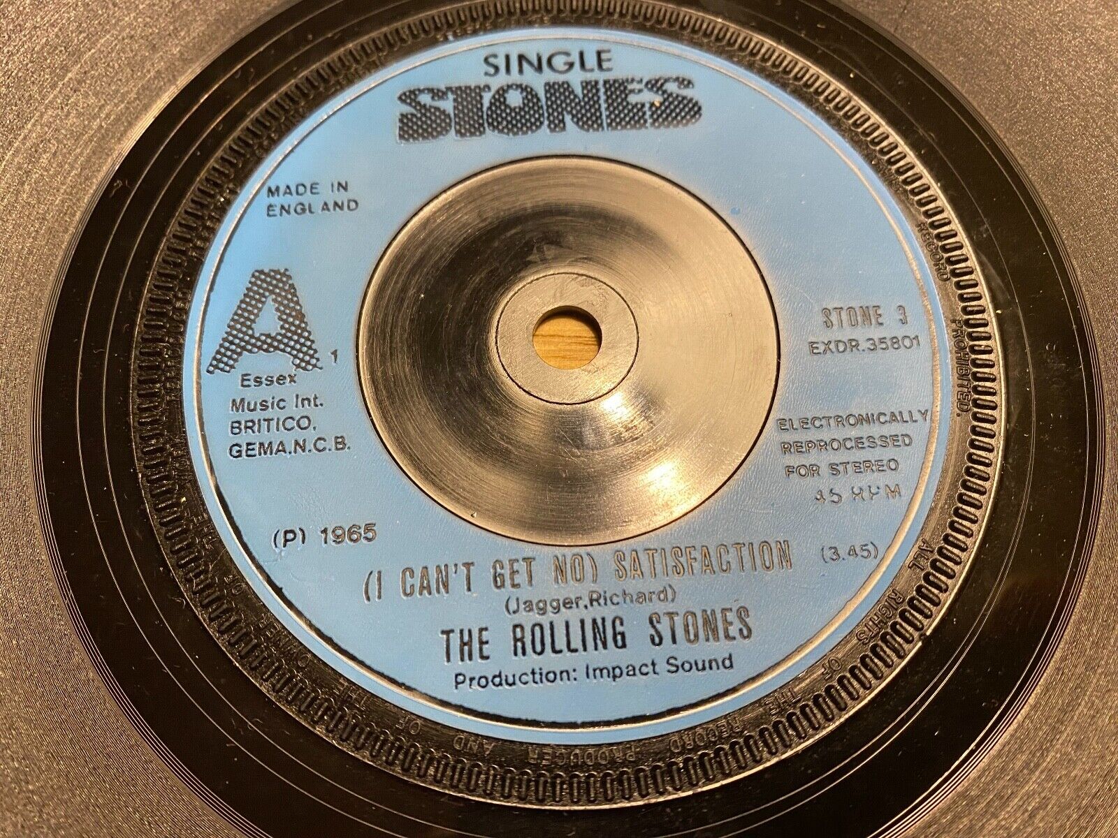 THE ROLLING STONES (I CAN´T GET NO) SATISFACTION /LITTLE BY LITTLE DECCA ENGLAND