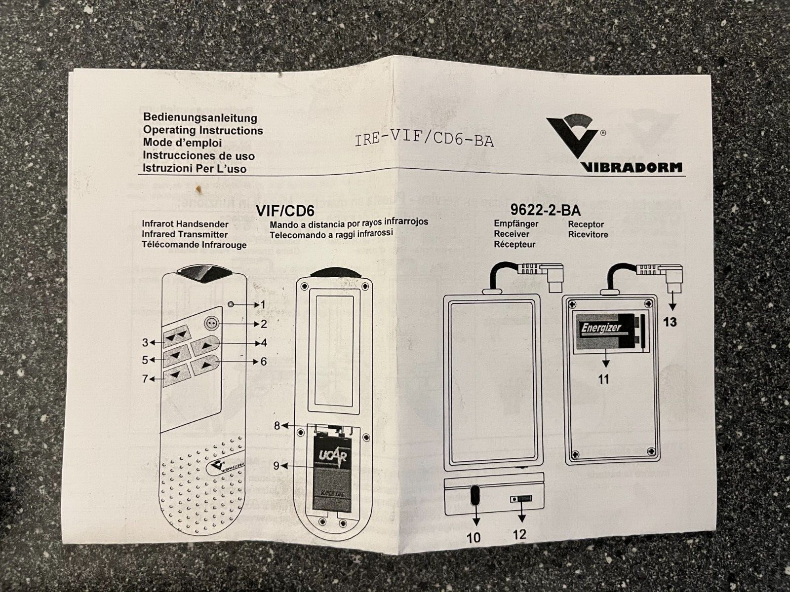 Used VibraDORM Remote Control Sets with LINAK Receivers Bundle Infrared Handsets