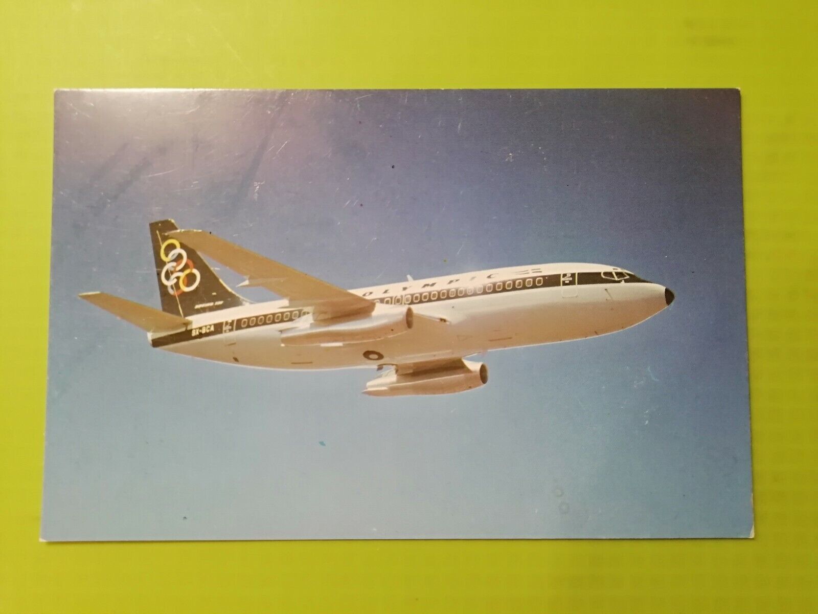 Aviation postcardGreeceOlympic Airways Boeing 737-200 Unposted