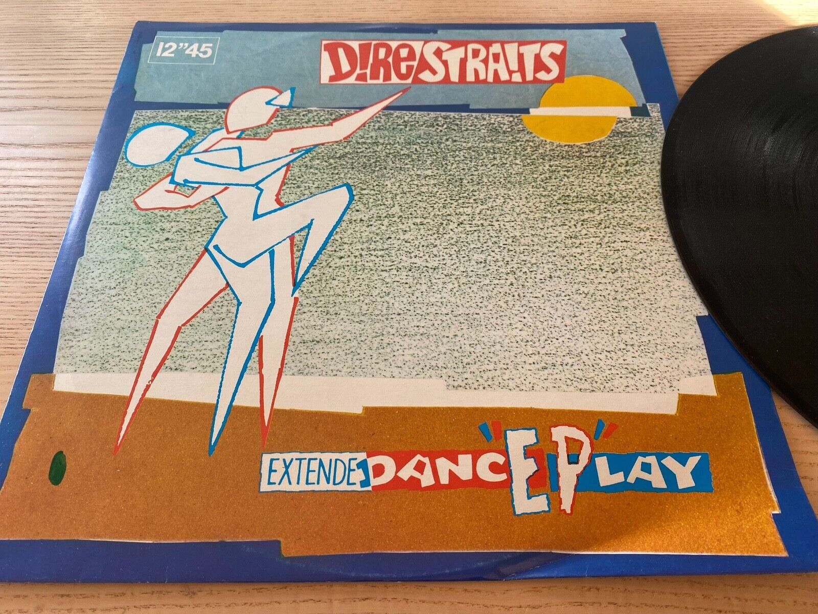 DIRE STRAITS "TWISTING BY THE POOL" 1983 EXTENDED DANCE EP VERTIGO DUTCH PRESS**