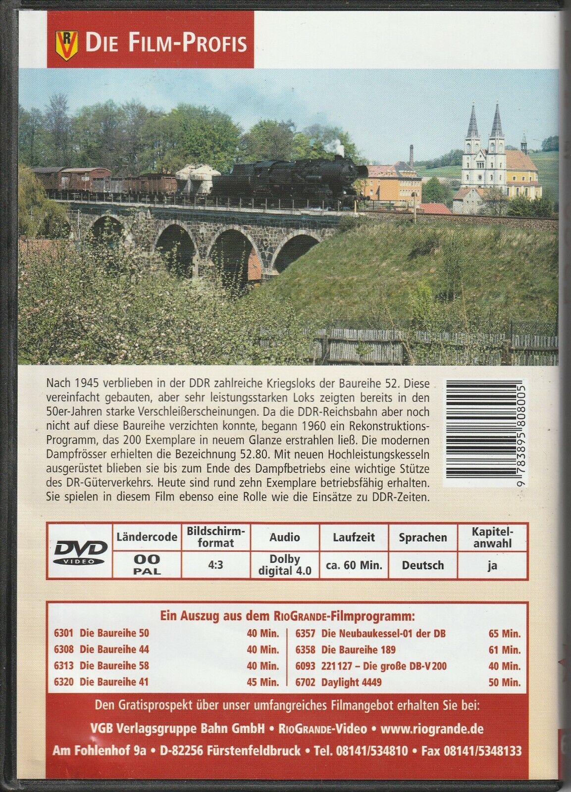 The Stars of the Rail 59: The Series 5280 | Steam Locomotive Railway DVD