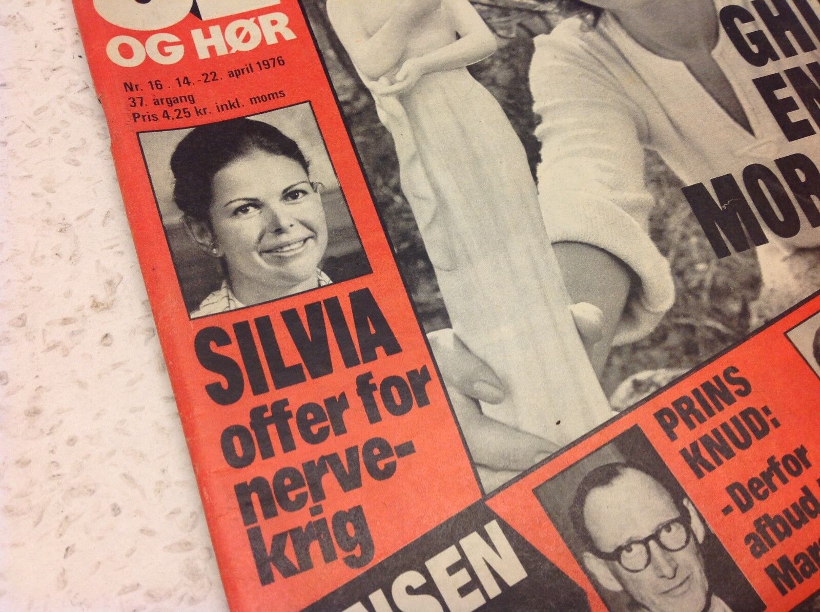 Queen Silvia King Carl Gustav Sweden Royals Danish Magazine 1976 "Se og Hoer"