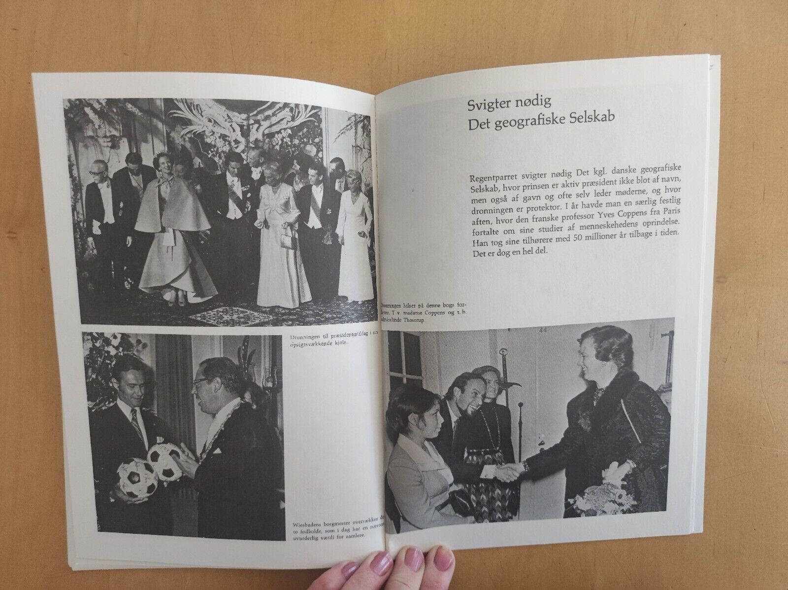 Book Royal Danish Family 1974 Queen INGRID FREDERIK MARGRETHE ANNE-MARIE Bog 15