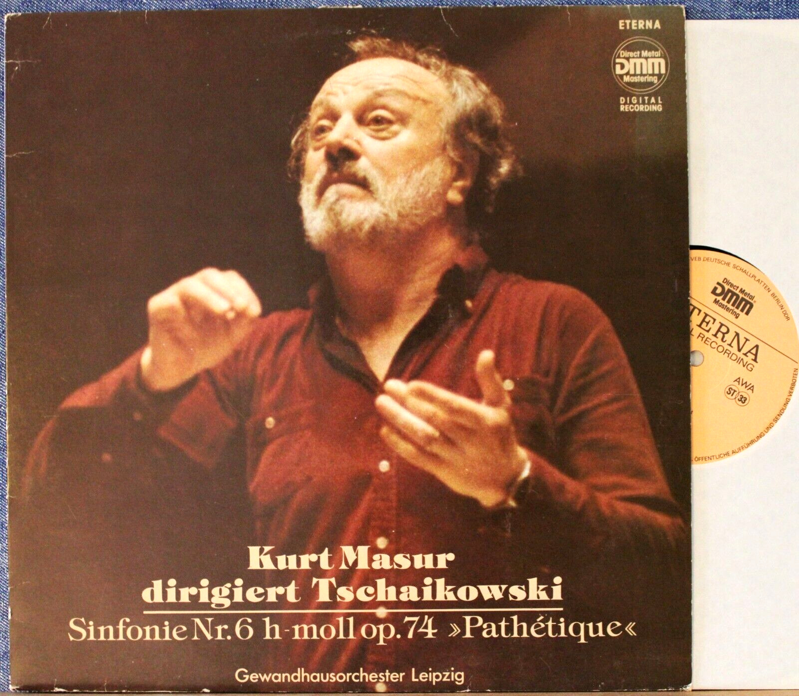 Masur Tchaikovsky (Symphony 6) Eterna 7 29 120 dig NM