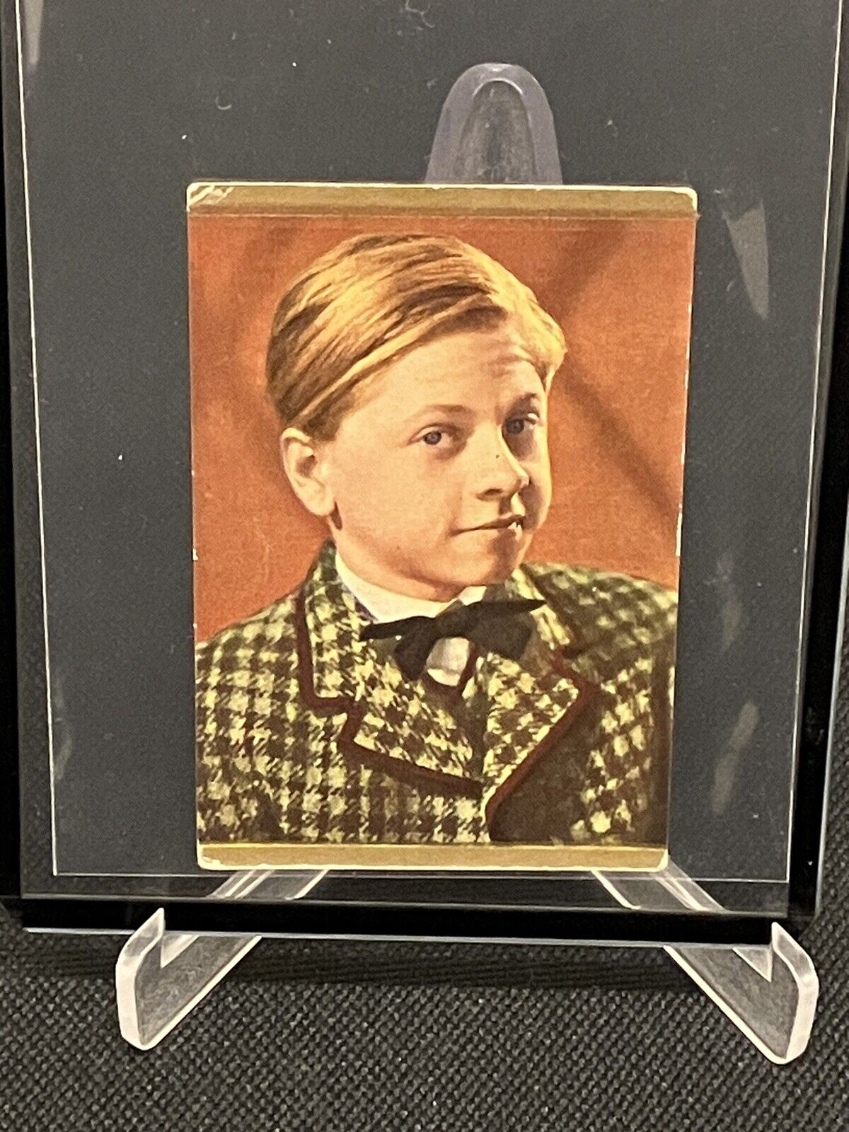 1936 ACTOR MICKEY ROONEY - RARE VINTAGE CARD OF MOVIE STARS DENMARK HOLLYWOOD