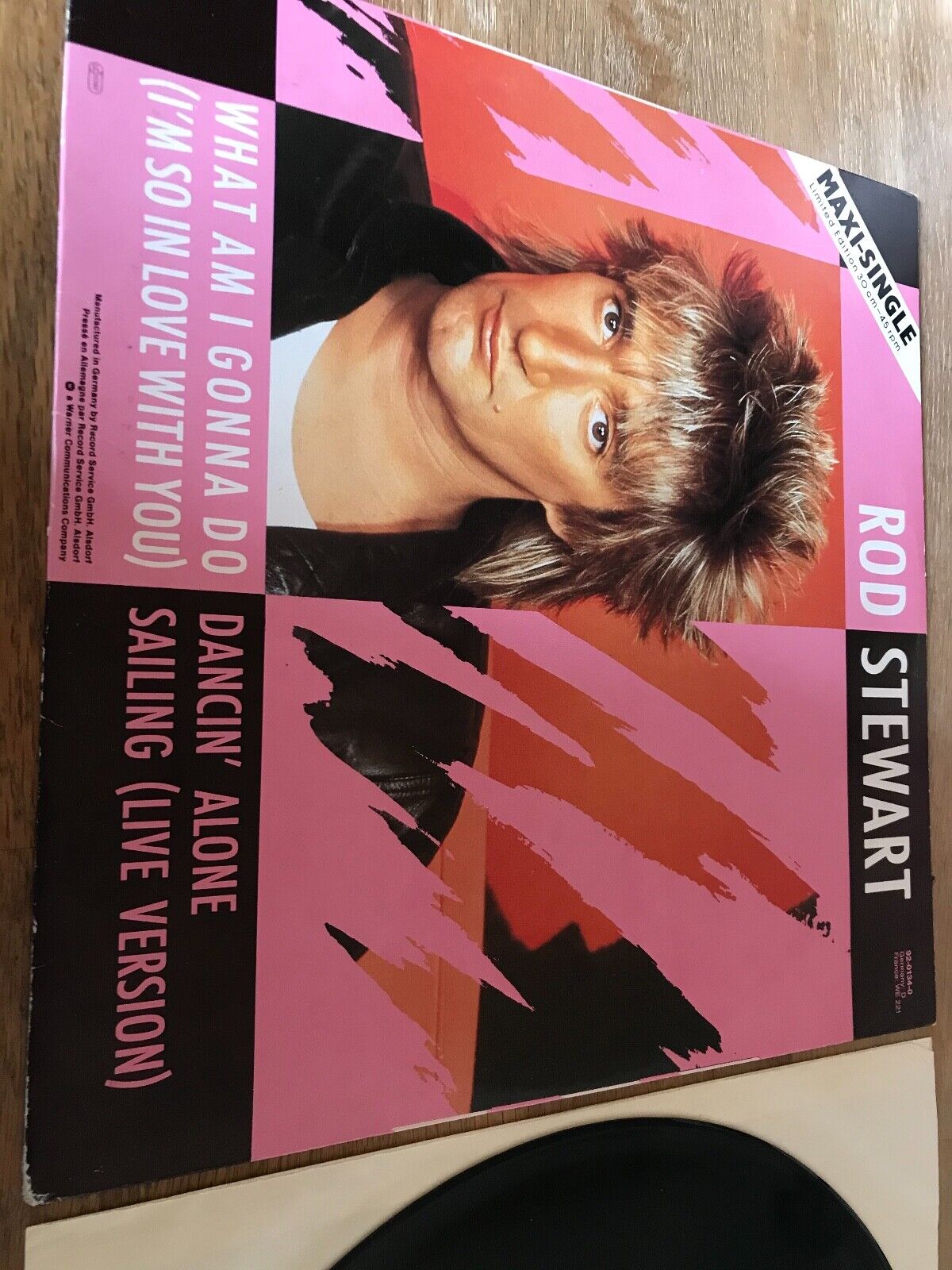 ROD STEWART "WHAT AM I GONNA DO (I´M SO IN LOVE)" GERMAN EDITION SCARCE 12" MAXI