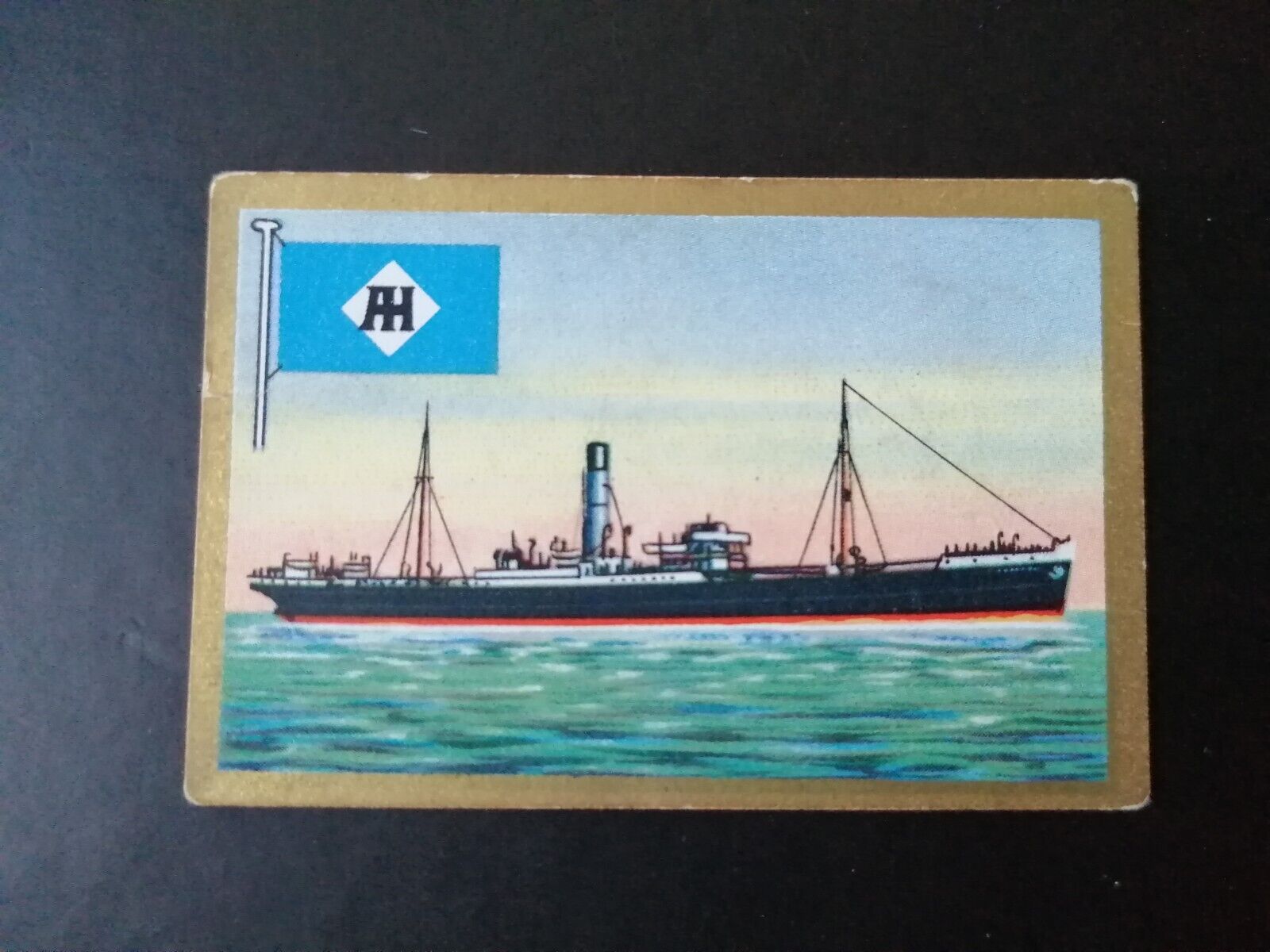 German SABA tobacco ship trading card 1931-33No 73 " Polyphemos" Liverpool