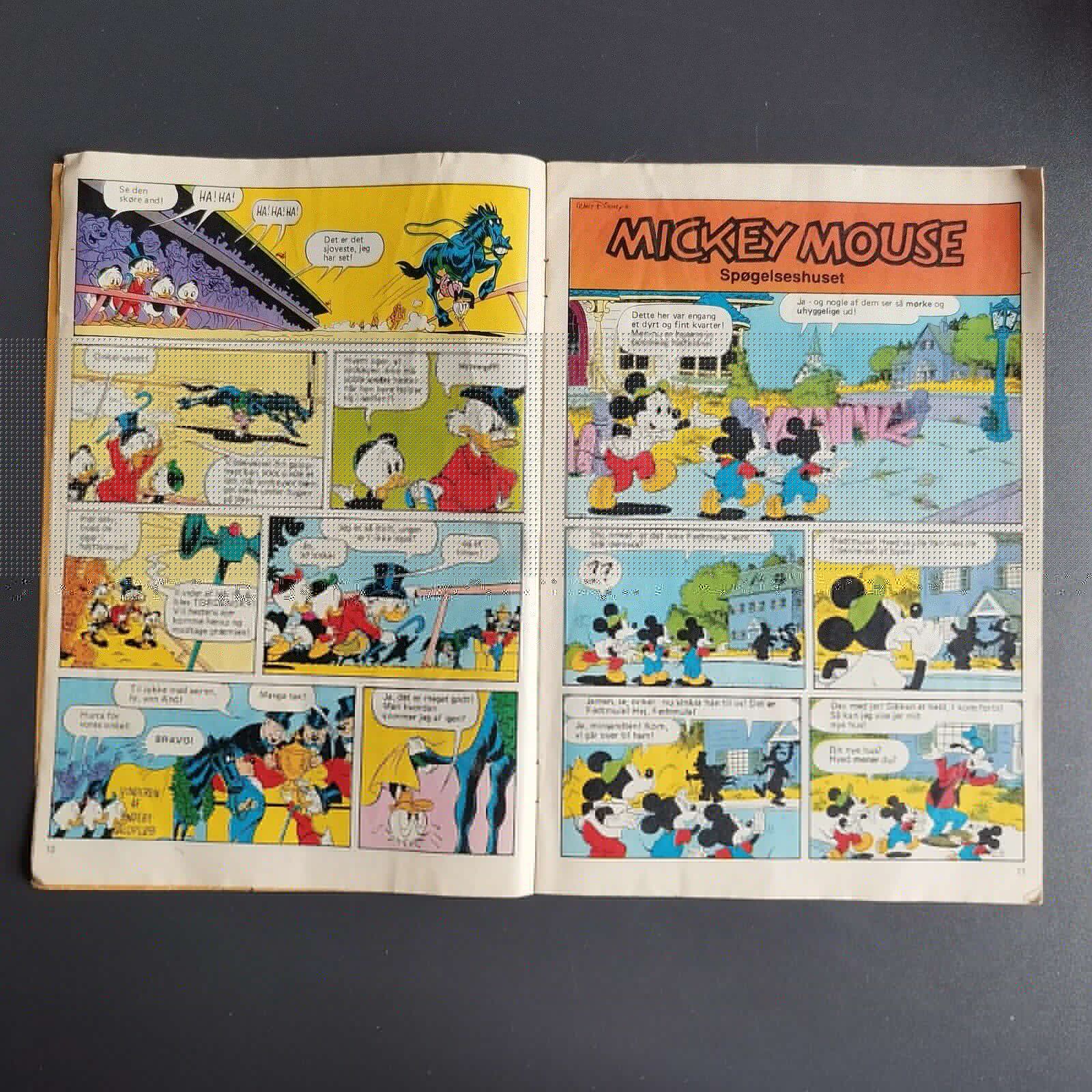 Danish "Donald Duck" mag. no 31 / 1980 w. Lego Fabuland ad.