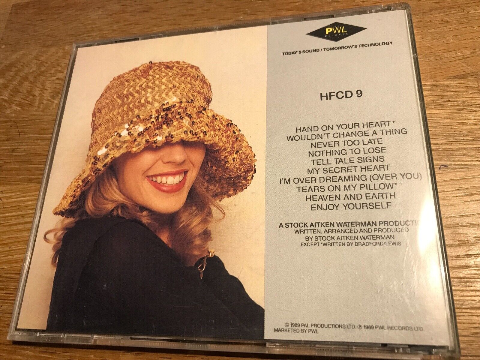 KYLIE MINOGUE "ENJOY YOURSELF" 1989 CD 10 TRACK PWL RECORDS SWEDISH PRESS NCB CD