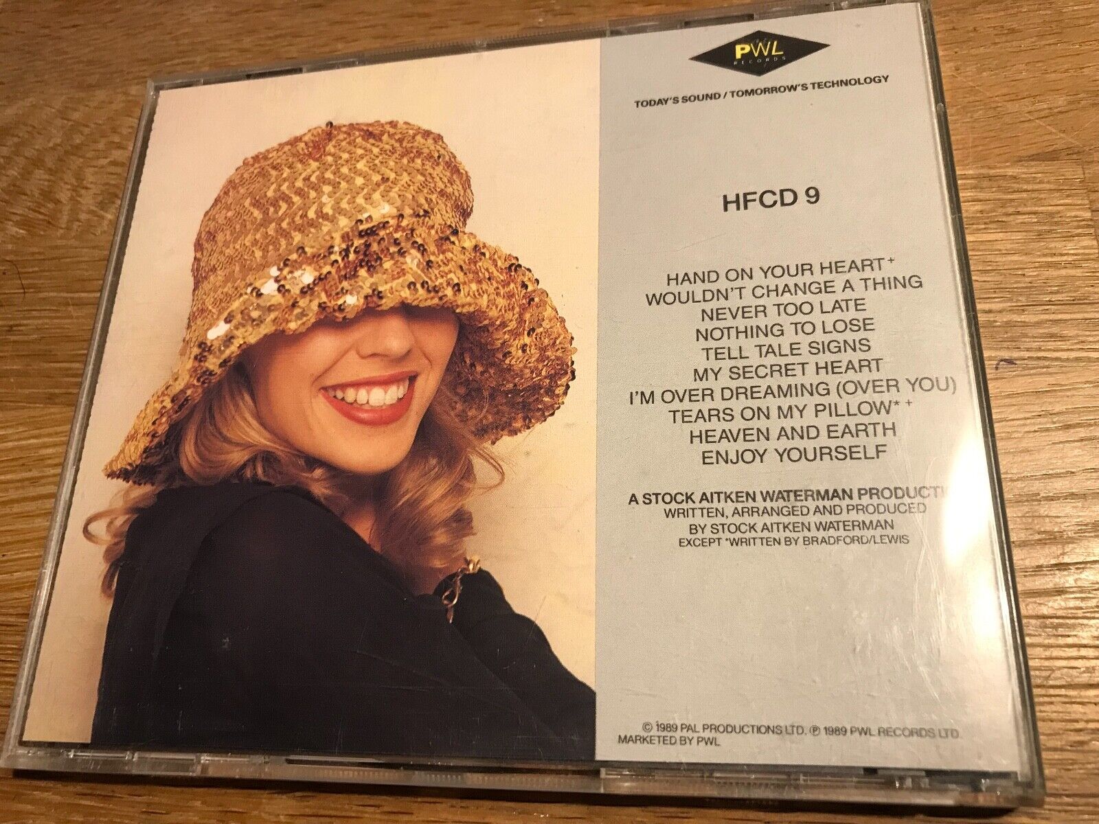 KYLIE MINOGUE "ENJOY YOURSELF" 1989 CD 10 TRACK PWL RECORDS SWEDISH PRESS NCB CD