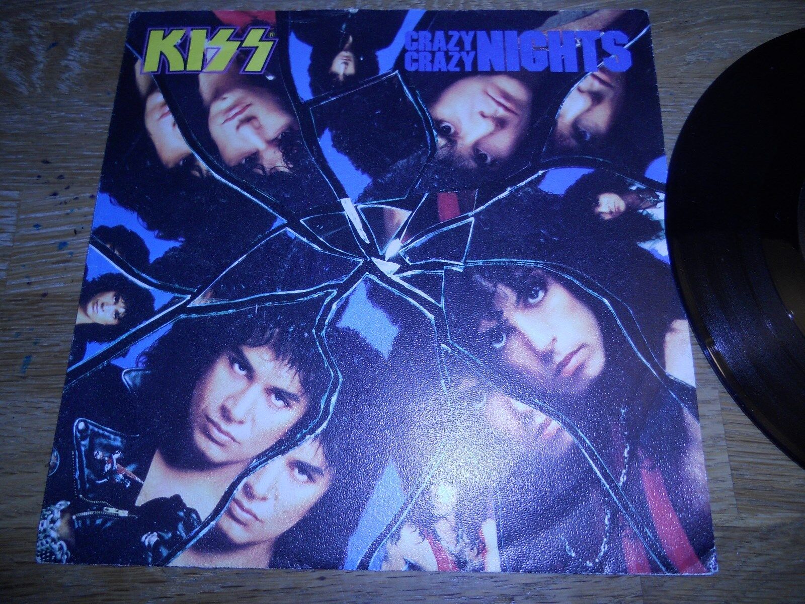 KISS "CRAZY CRACY NIGHTS / NO NO NO" DUTCH PRESSED 1987 SINGLE MERCURY RECORDS*