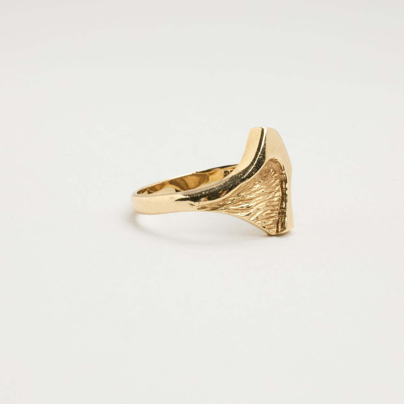 Ring in 8K Gold size 6 | Real Genuine Gold | Minimalistic Gold Jewelry