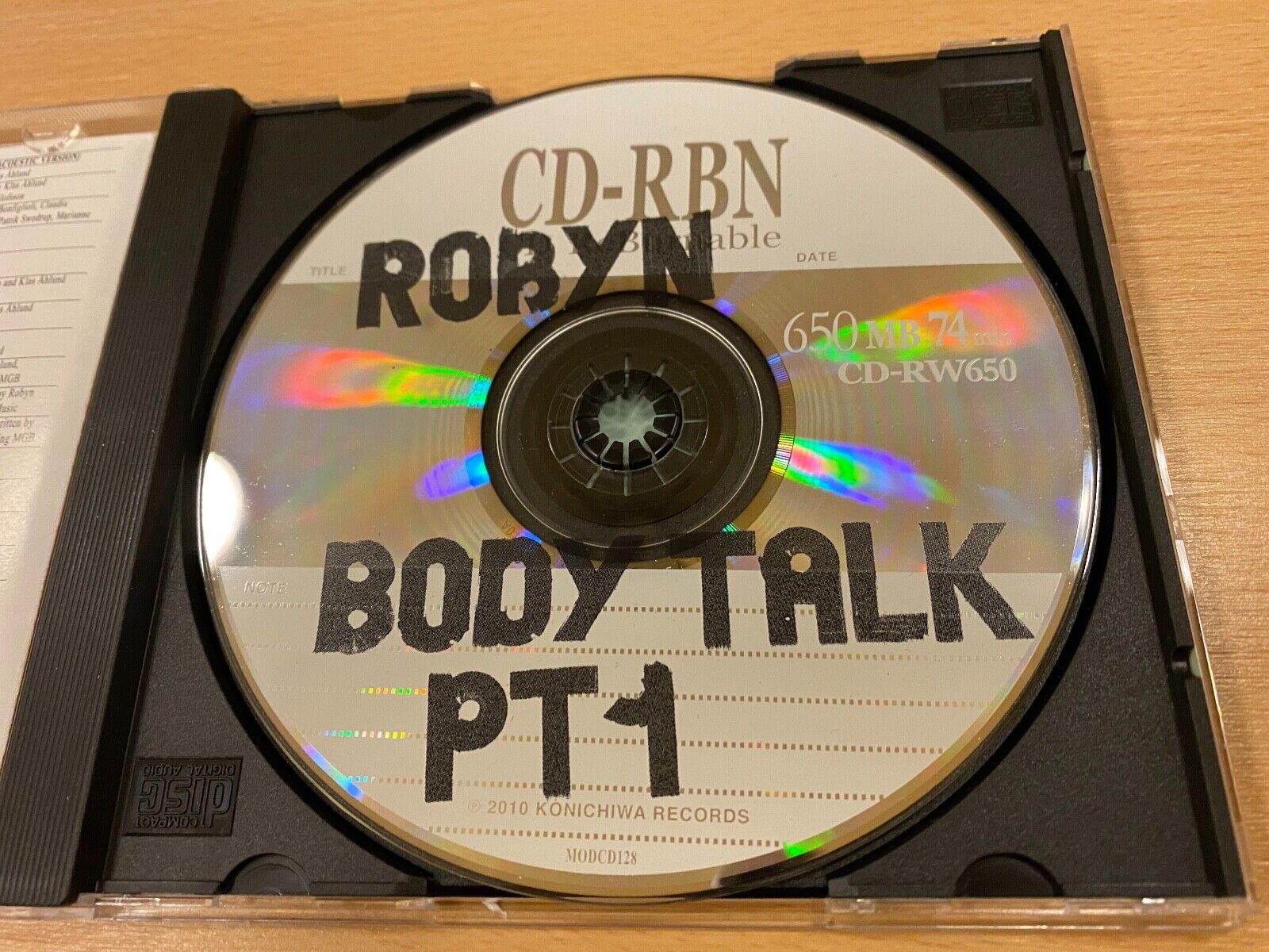 ROBYN "BODY TALK PT 1" 8 TRACKS CD ALBUM SWEDEN KONICHIWA RECORDS 2010 NORDIC**