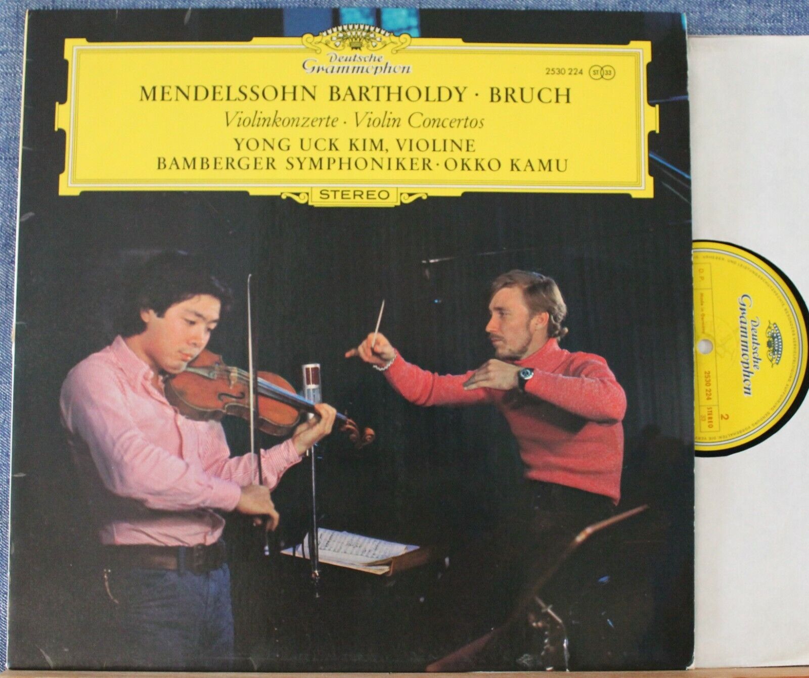 Kim+Kamu Mendelssohn + Bruch (Violin concertos) DGG 2530 224 NM