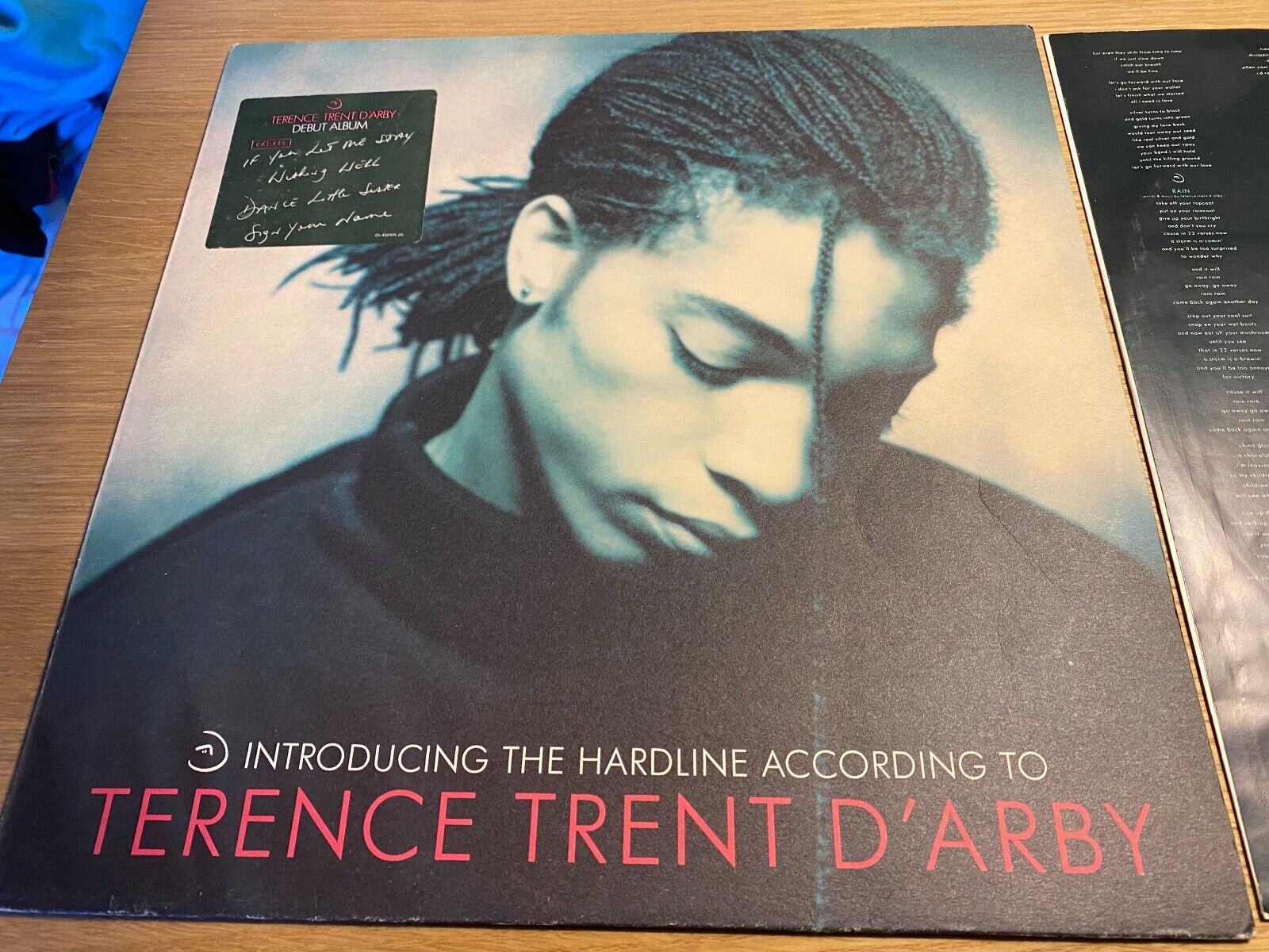 TRENCE TRENT D´ARBY "INTRODUCING THE HEADLINE ACCORDING TO TER" CBS RECORDS 1987