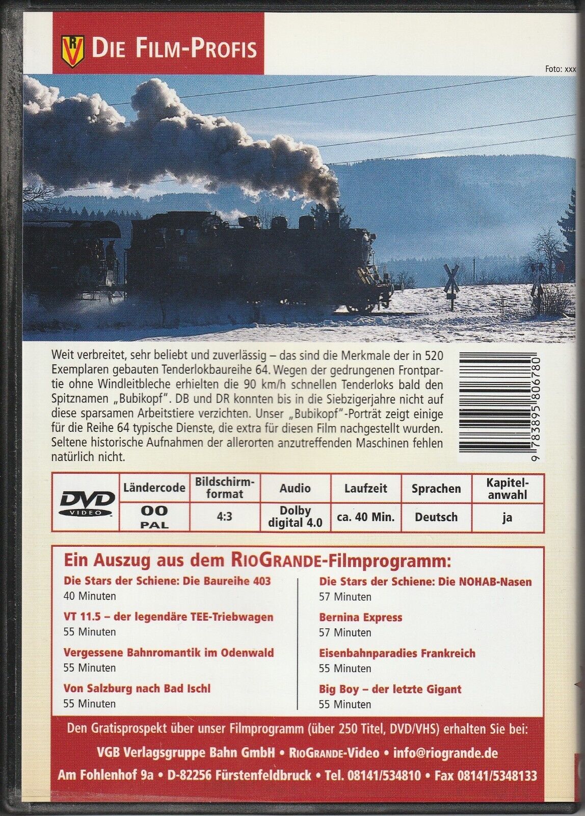 The Stars of the Rail 17: The Series 64 | Steam Locomotive Railway DVD