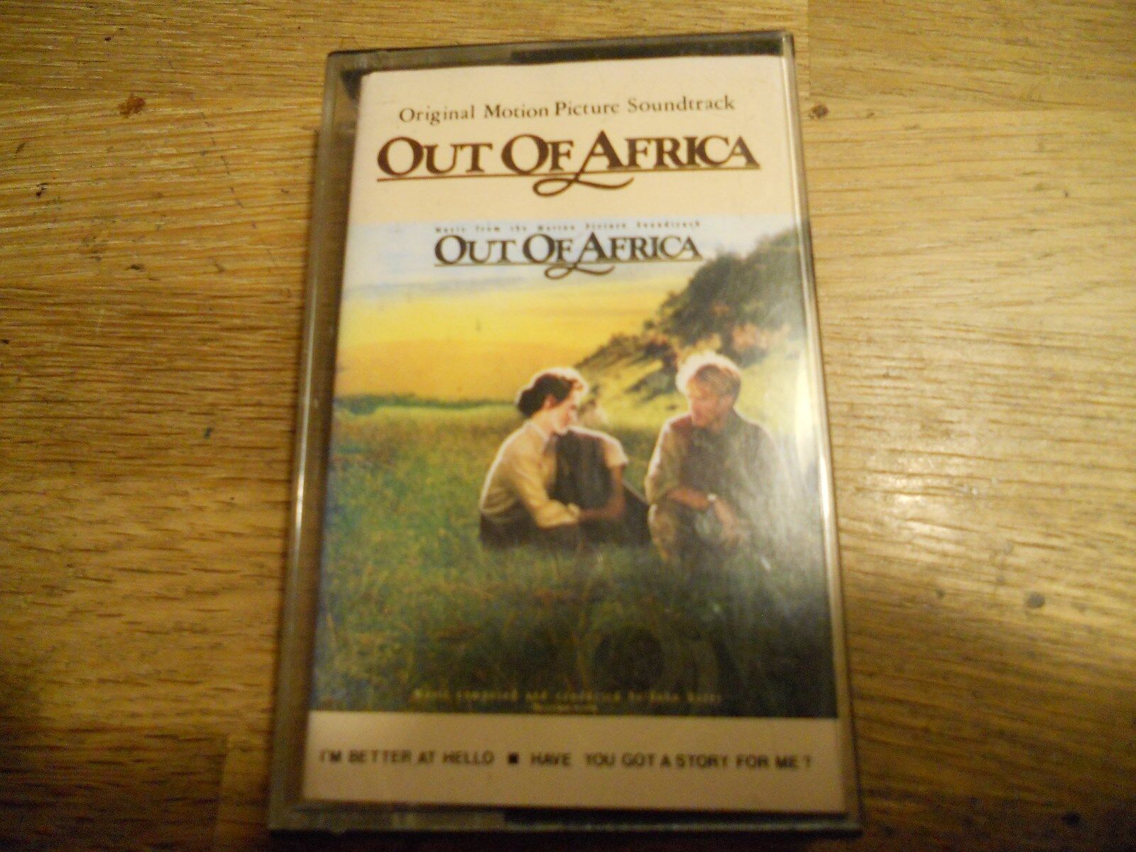 OUT OF AFRICA SOUNDTRACK RARE PROMOTIONAL MUSIC TAPE 14 SONGS VERY RARE SCARCE