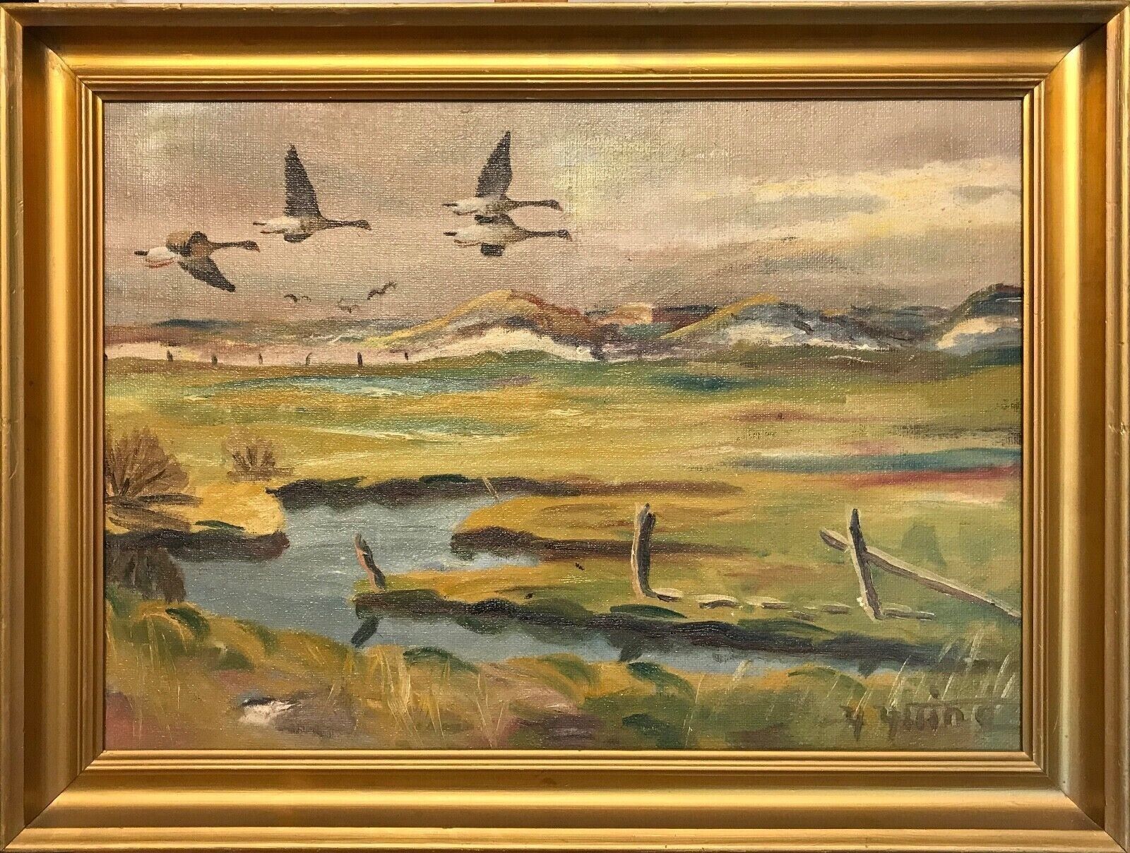 Holger Ytting (1900-?): MIGRATING GEESE