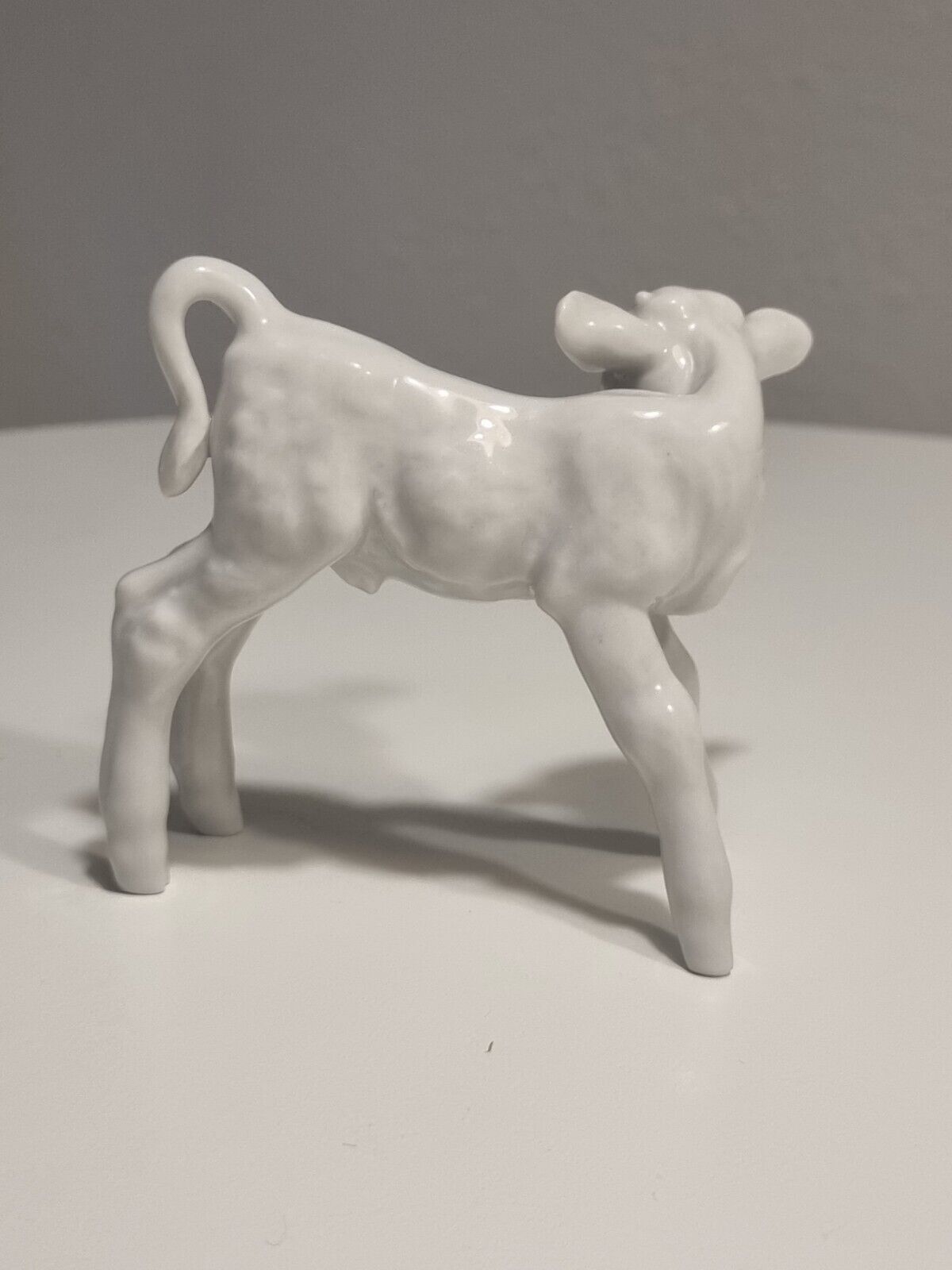 Meissen figurine blanc de Chine Calf