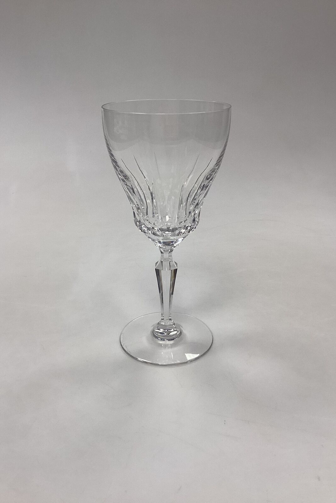 Val St Lambert Goethe Millet Red Wine Glass