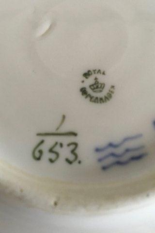 Royal Copenhagen Blue Fluted Half Lace Plate No 653