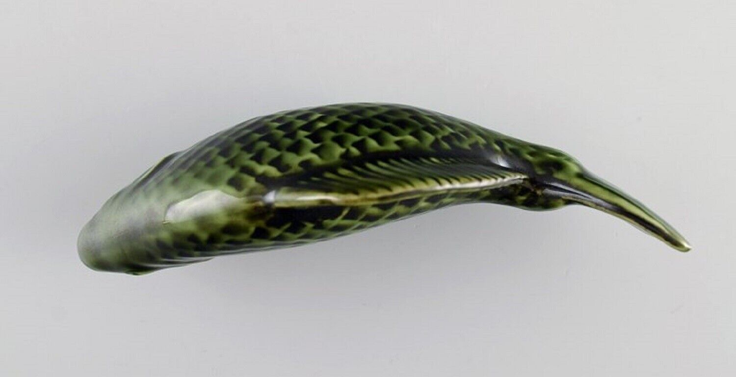 Sven Wejsfelt (1930-2009) for Gustavsberg Unique Stim fish in glazed ceramics