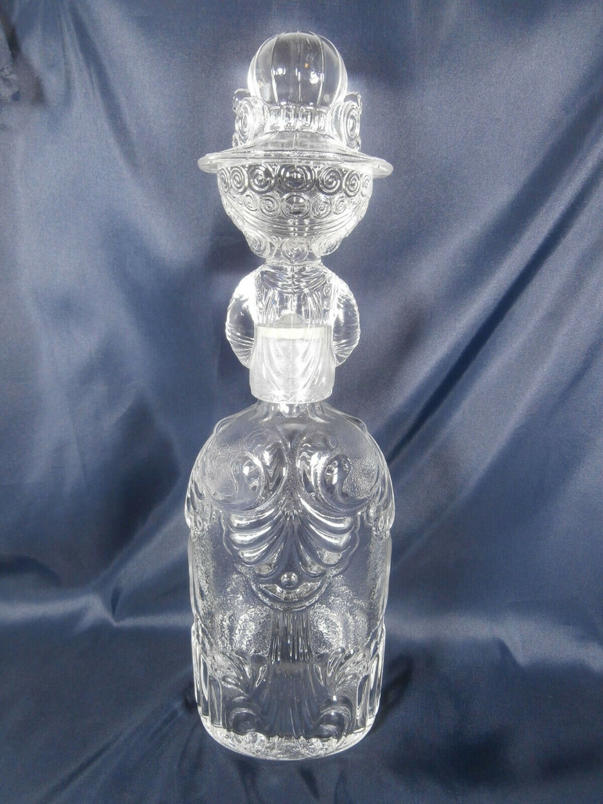 💥 Rosenthal Decanter + Stopper Crystal Glass Bjorn Wiinblad Lady in nice dress