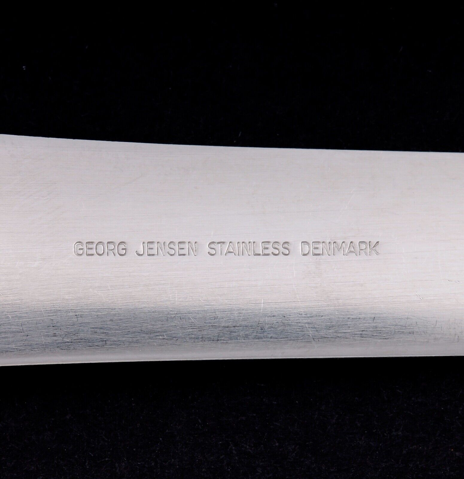 Georg Jensen Stainless Steel Blue Shark Dinner Knife Denmark RARE! 3325013