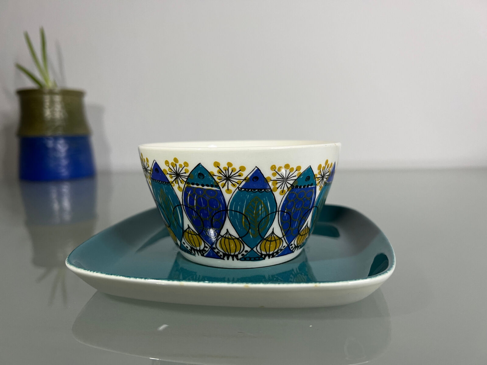 Figgjo Flint Norway / Turi Design Clupea Tea Cup Set