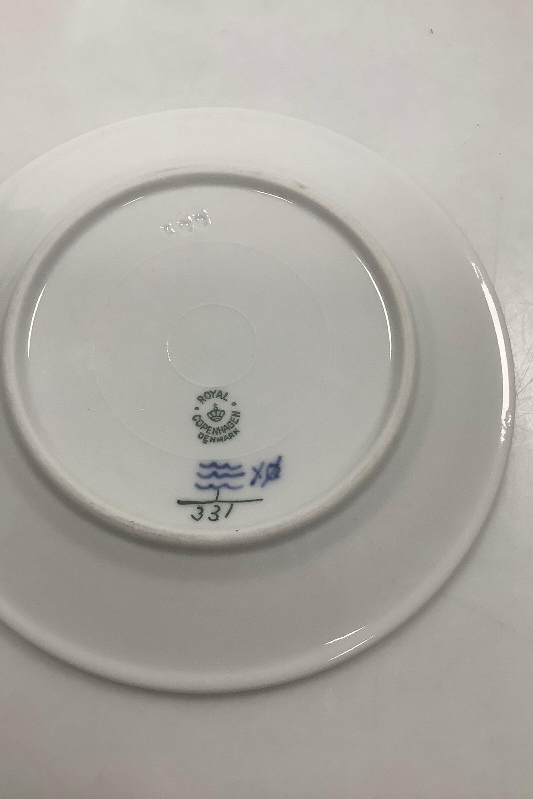 Royal Copenhagen Blue Fluted Plate No 331 from the Navy