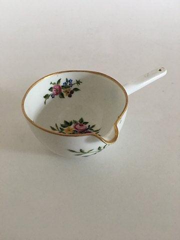 Royal Copenhagen early sauce bowl with handle from 1870's