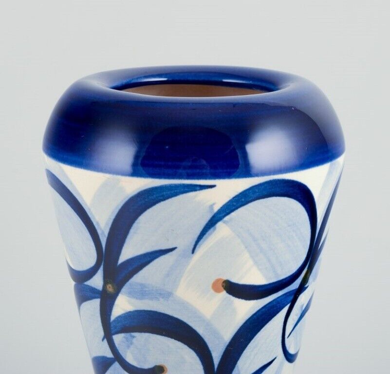 Søholm Bornholm Denmark Ceramic vase with abstract design