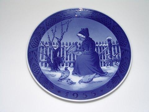 Royal Copenhagen RC Christmas Plate 1955