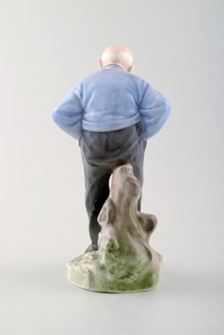 Rare Royal Copenhagen Porcelain figurine number 1001 older man