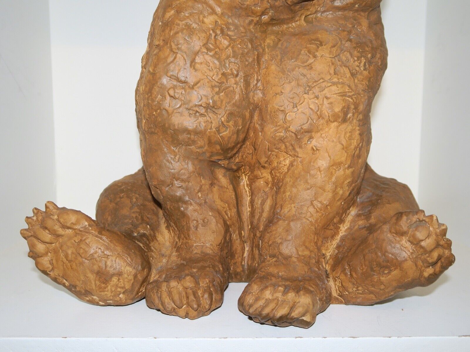 Very large Royal Copenhagen faience figurine bear by Jeanne Grut