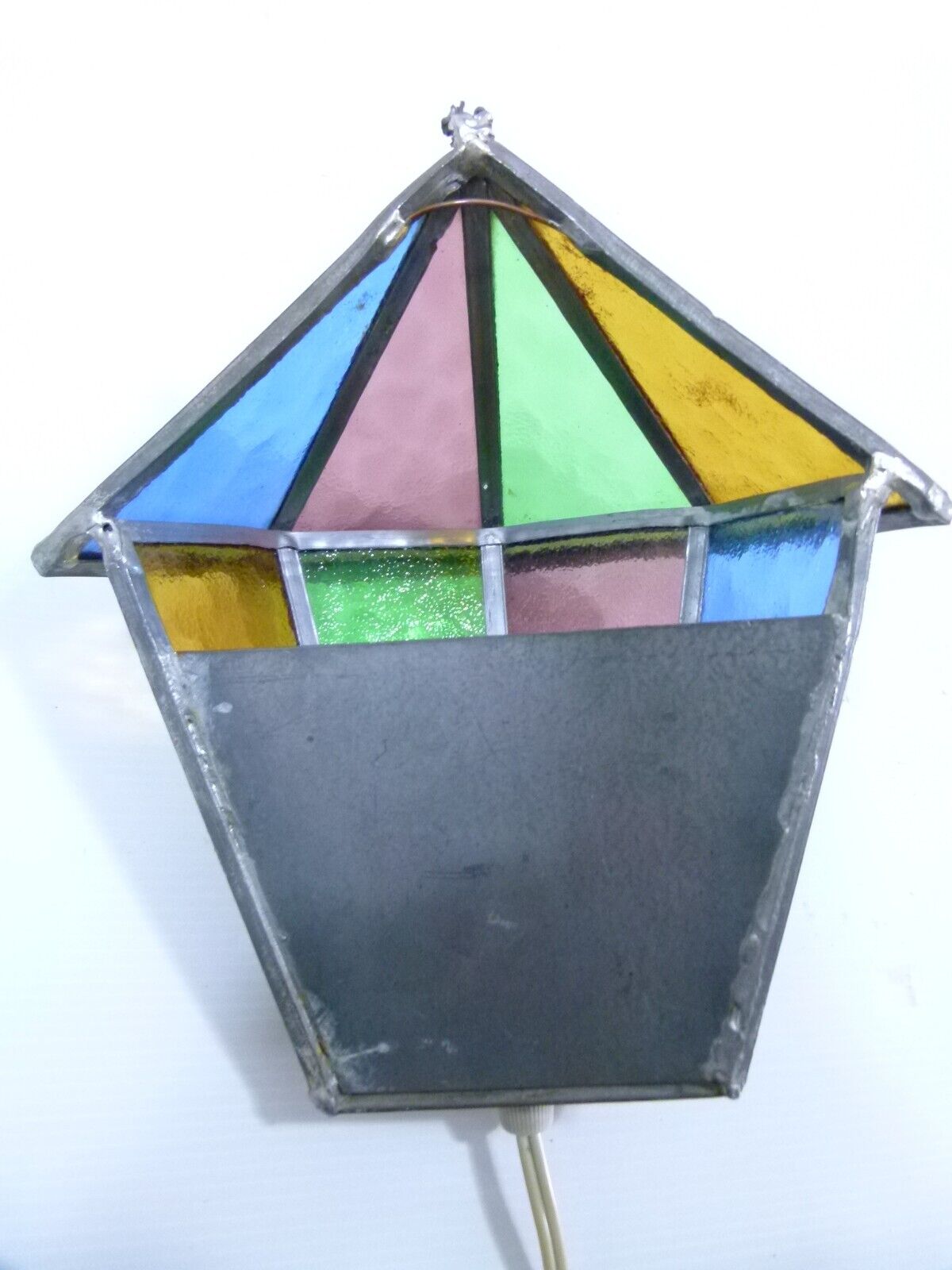 Stained glass lamp wall light