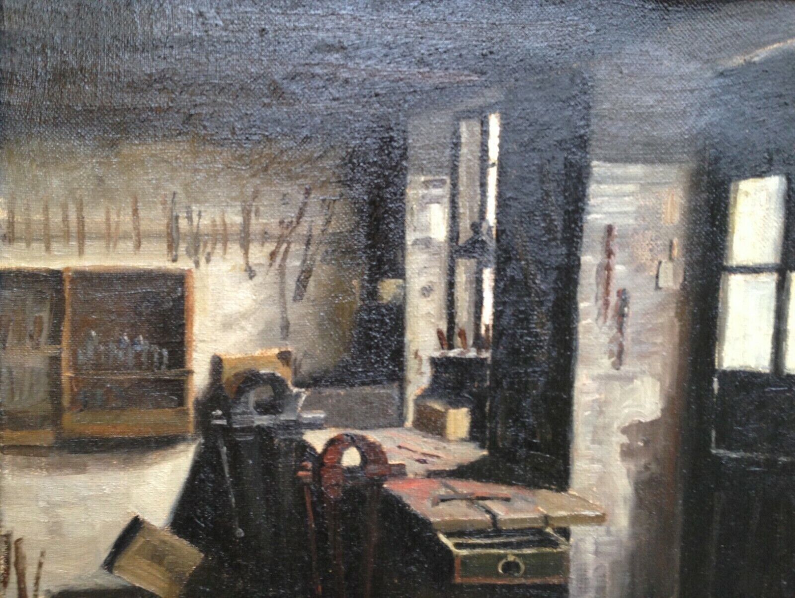 Christian Aigens (1870-1940): WORKSHOP INTERIOR