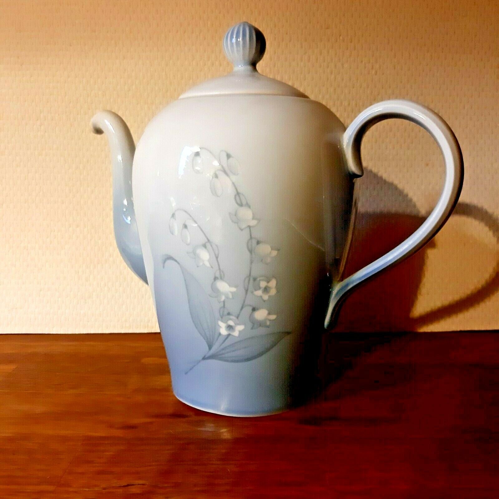 LILY of The VALLEY # 301 COFFEE POT Bing  Grondahl Royal Copenhagen 1970-83 2nd