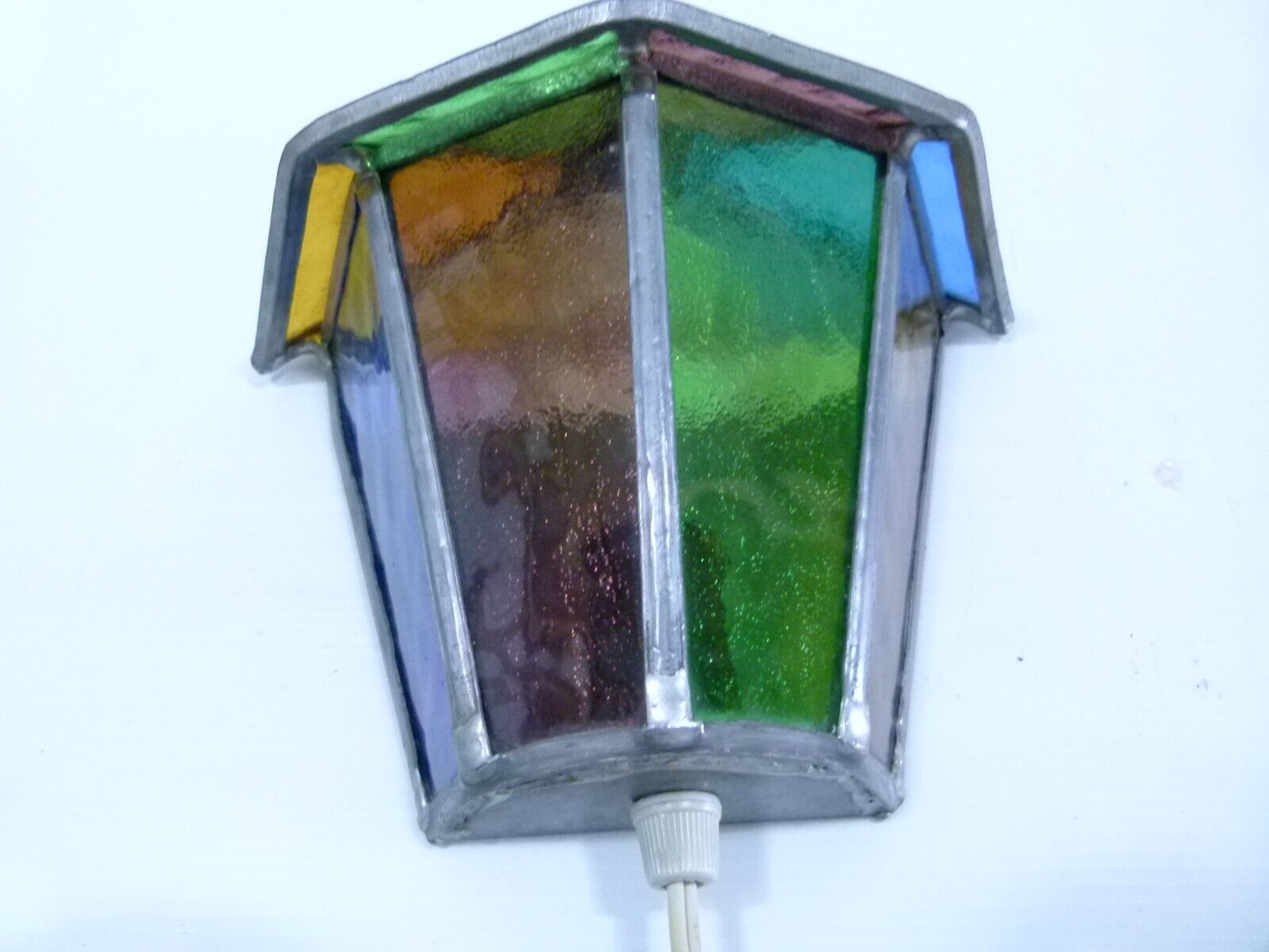 Stained glass lamp wall light