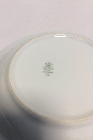 Bing  Grondahl Deep Plate with Ferns No 22