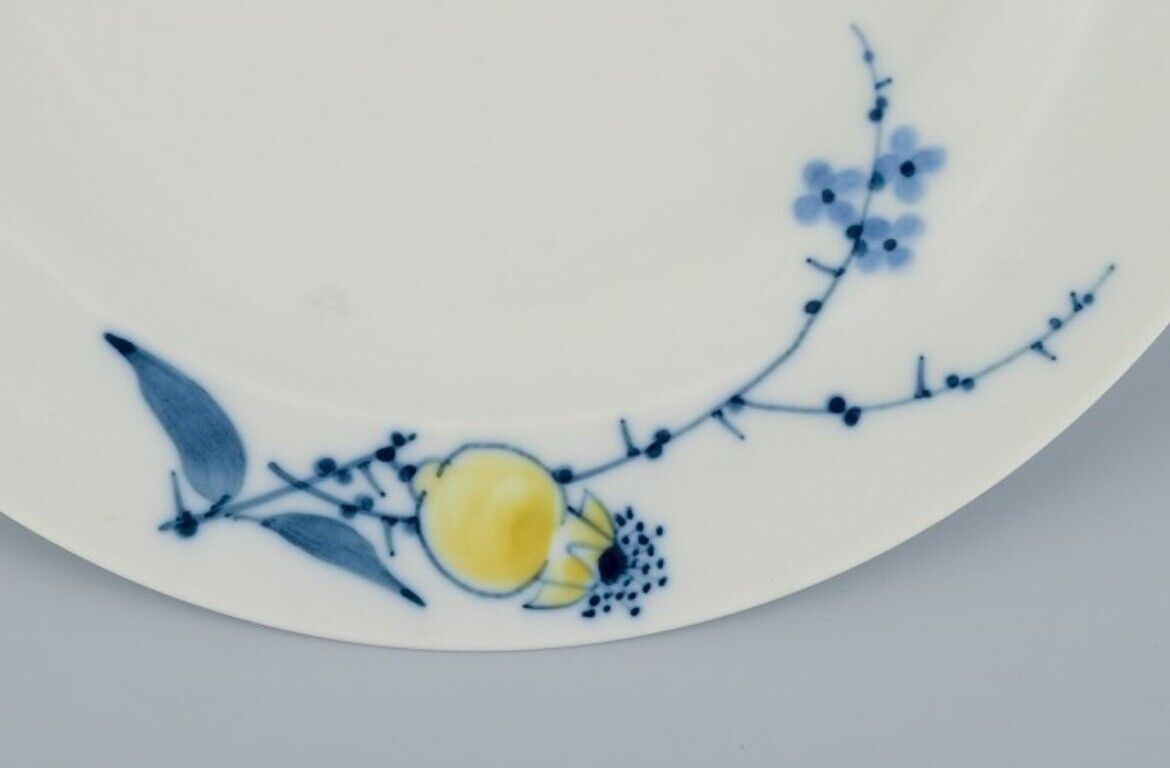 Johannes Hedegaard for Royal Copenhagen Rimmon five plates in porcelain