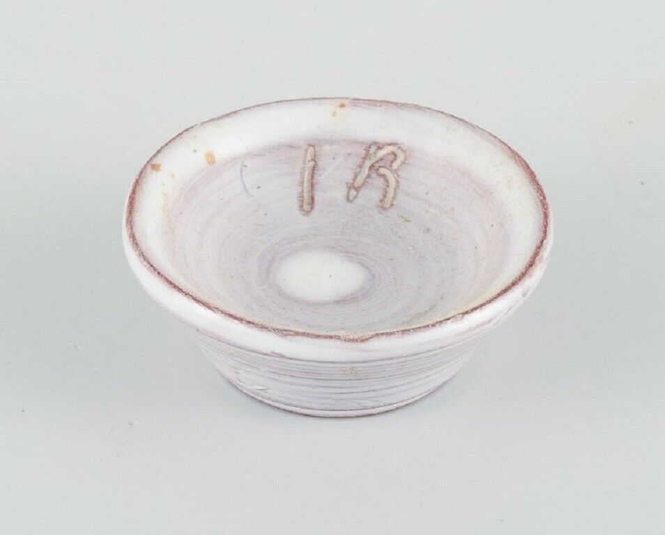 Swedish studio potters six miniature bowls Late 1900s