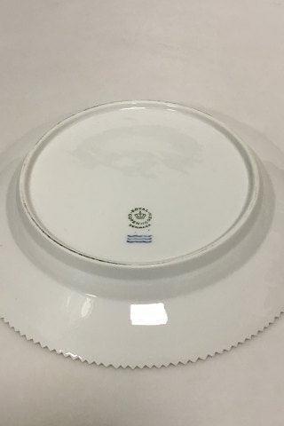 Royal Copenhagen White Flora Danica Pearl Pattern Lunch Plate No 3550