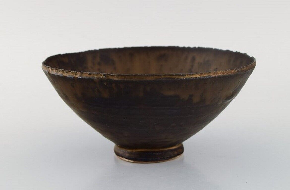 Eli Keller (b 1942) Sweden Unique bowl in glazed stoneware Japanese style