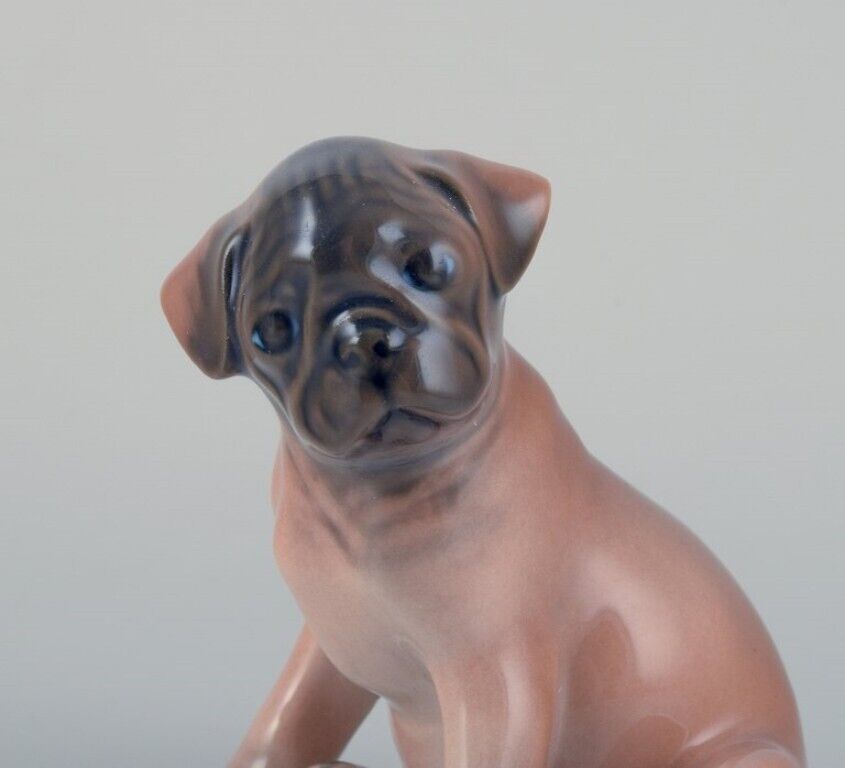 Royal Copenhagen porcelain figurine of a boxer puppy Model 3169