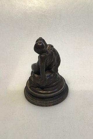 Gerhard Henning Bronze Figurine Lovers 1913