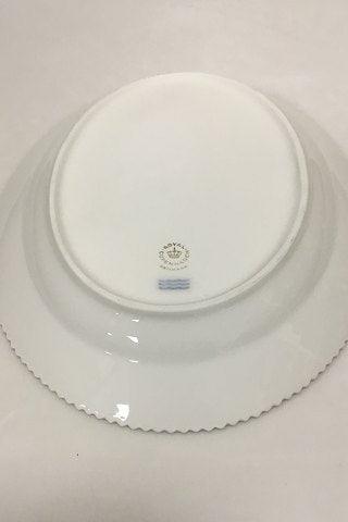 Royal Copenhagen White Flora Danica  Pearl Oval Serving Tray No 3516