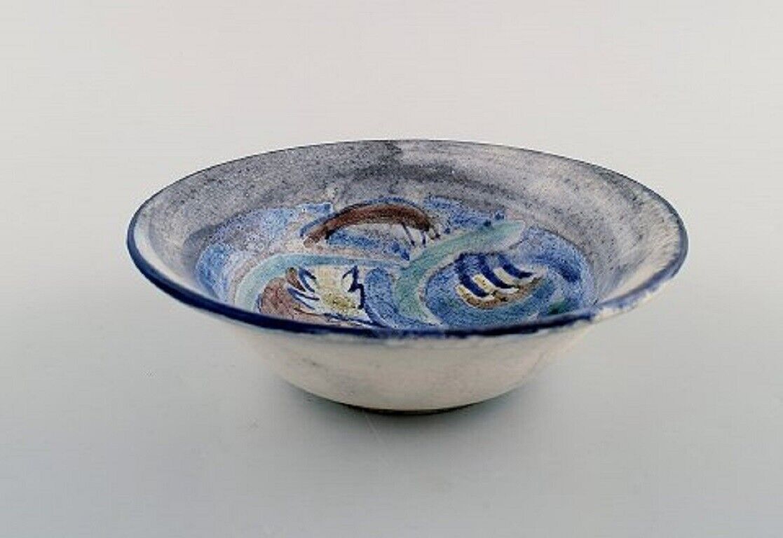 Julie Bloch Kyhn for Kähler Denmark Hand painted unique bowl 1923