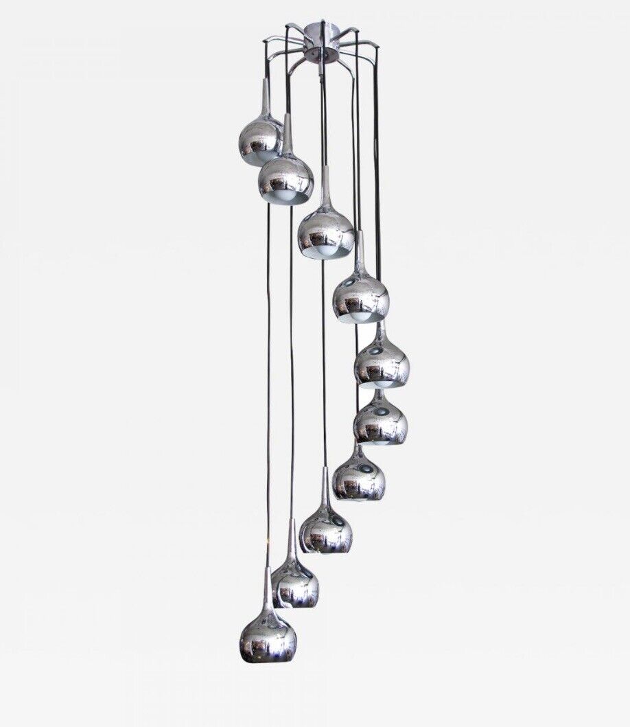 Hans-Agne Jakobsson  Cascade Chandelier From The 1960’s