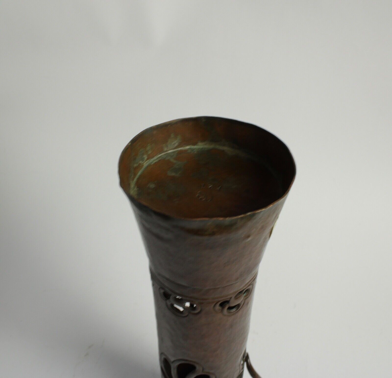 Jugend vase by unknown maker (probably Swedish) Copper